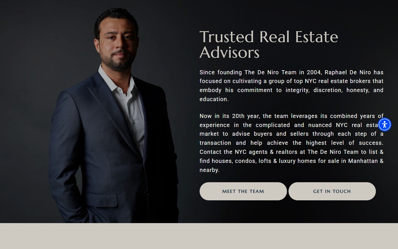 The Deniro Team - Real Estate homepage