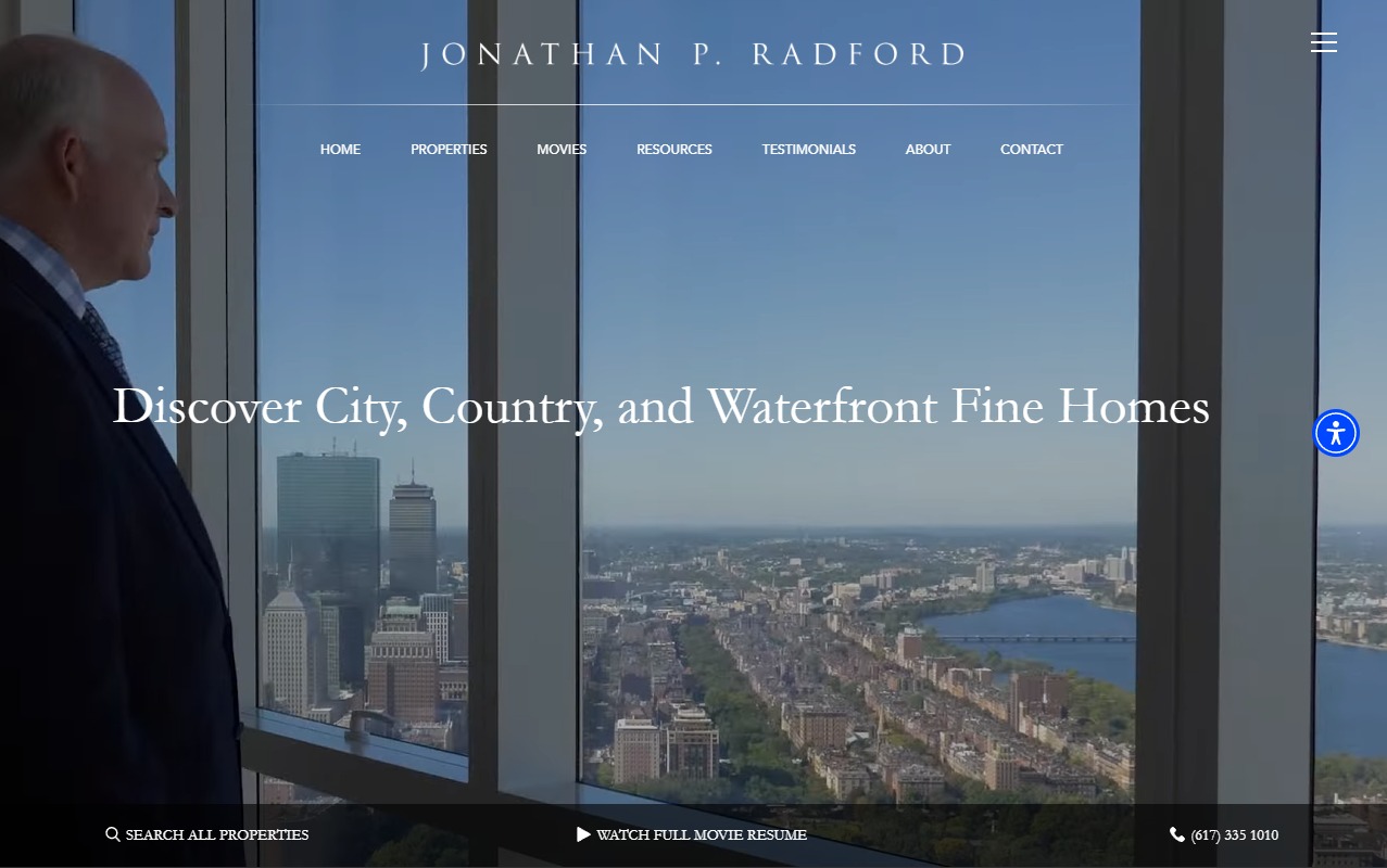 Jonathan Radford - Real Estate homepage